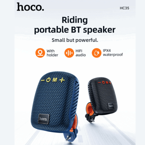 רמקול נייד לאופניים ולקורקינט בלוטוס Bluetooth אלחוטי HOCO HC35 סאונד חזק