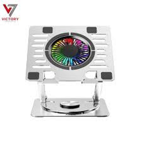 מעמד קירור למחשב נייד RGB מתכוונן של BeeTech