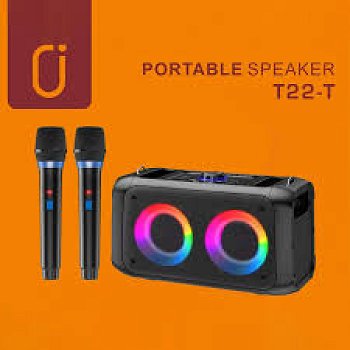 רמקול קריוקי נייד מדגם T22-T