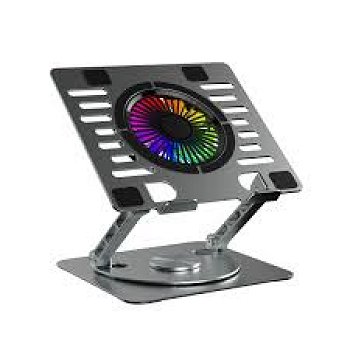 מעמד קירור למחשב נייד RGB מתכוונן של BeeTech